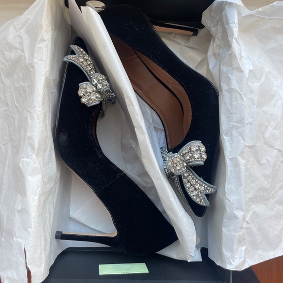 Kurt Geiger Black Bow Heels - Picture 6 of 6